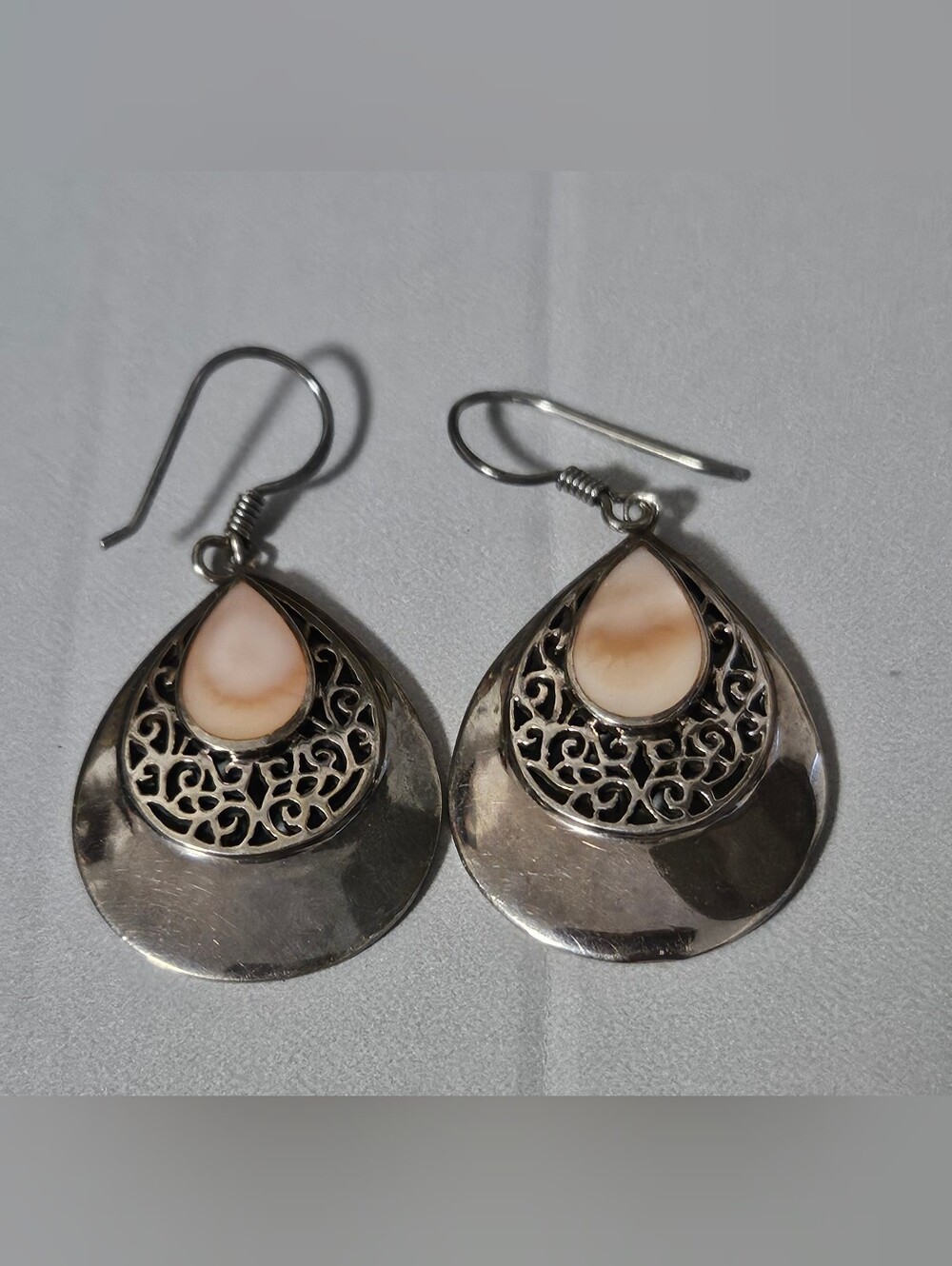 Sterling Silver Teardrop Earrings from Boma.